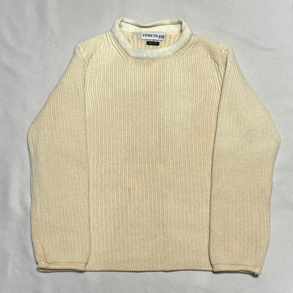 L 스톤아일랜드 여성용 아이보리 울 니트 상품이미지2