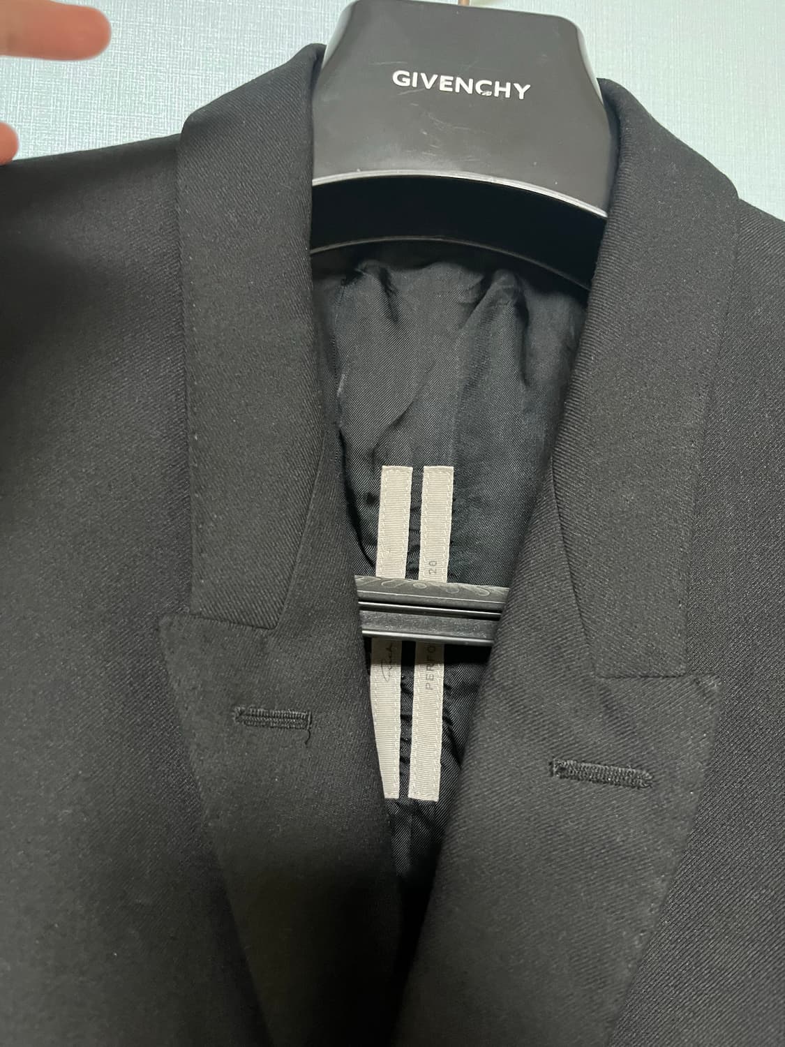 릭오웬스 원버튼 블레이져 상품이미지2