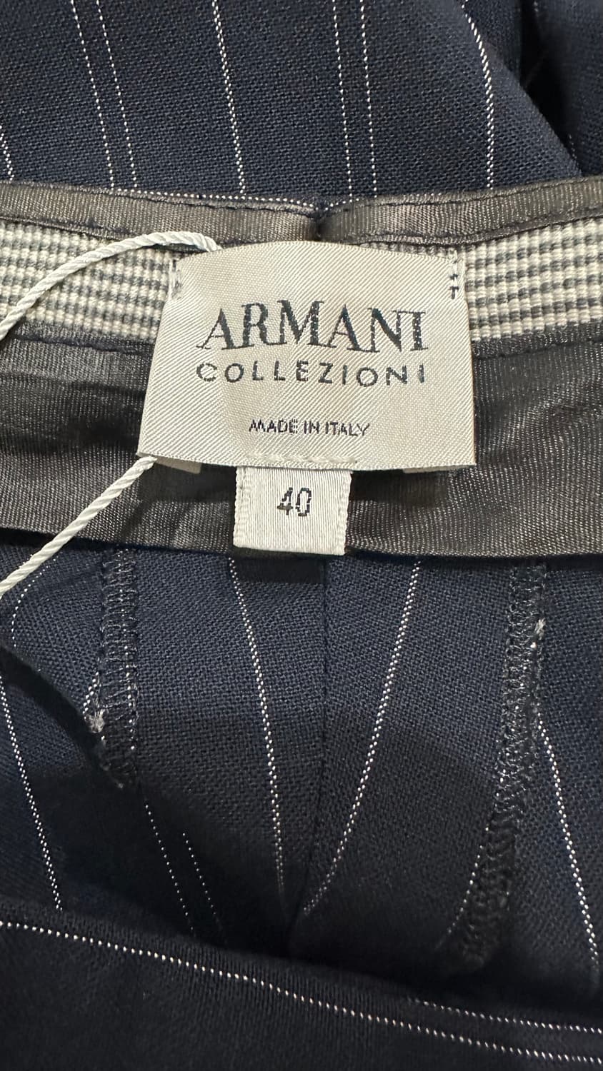 아르마니 콜레지오니 스트라이프 와이드 슬랙스 40 상품이미지3