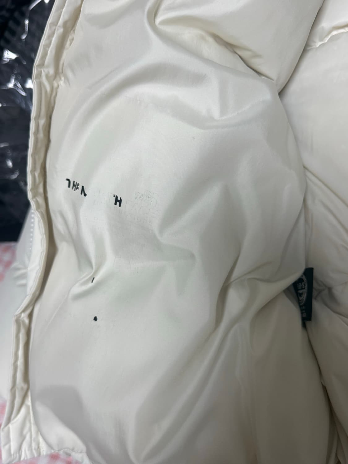 노스페이스 로프티 다운 자켓 크림 상품이미지3