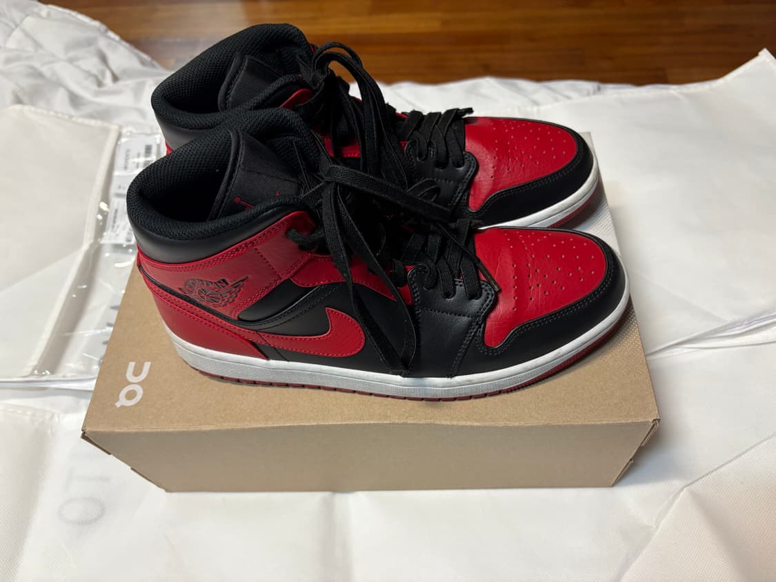 나이키 에어조던 1 미드 브레드 상품이미지3