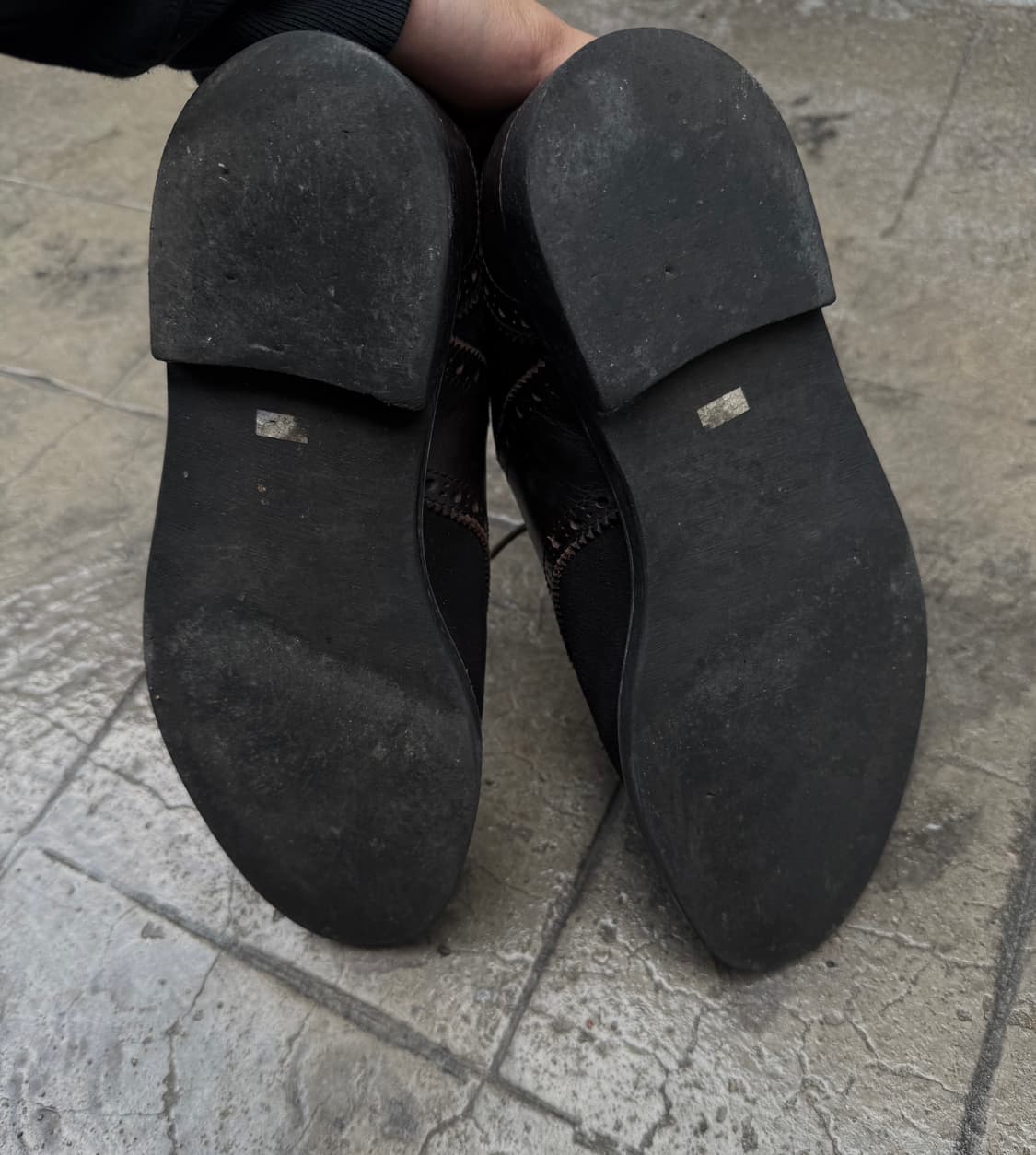 꼼데가르송 옴므 레더 스웨이드 도킹 슈즈 상품이미지4