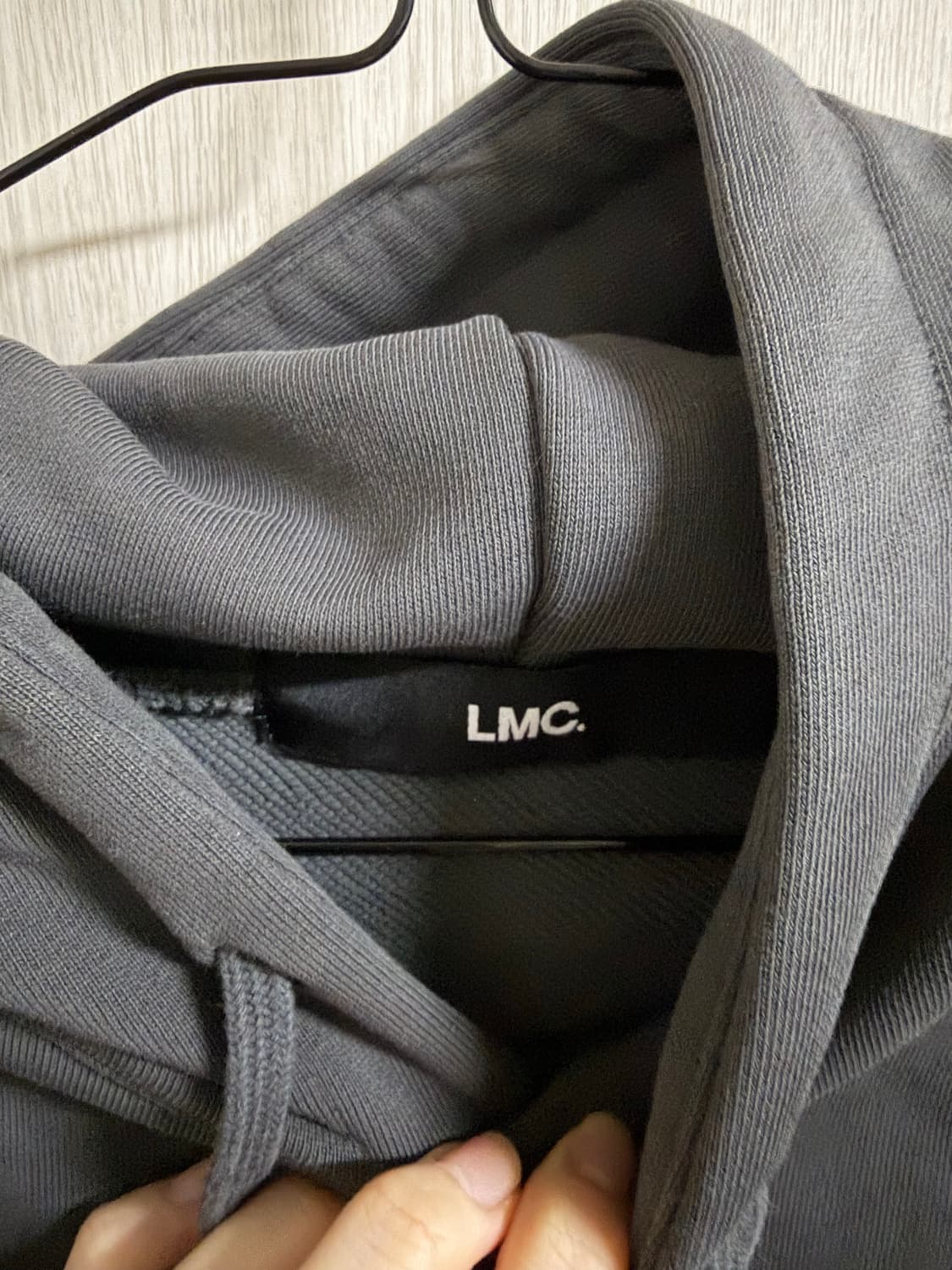 엘엠씨 후드티 차콜 s 상품이미지5