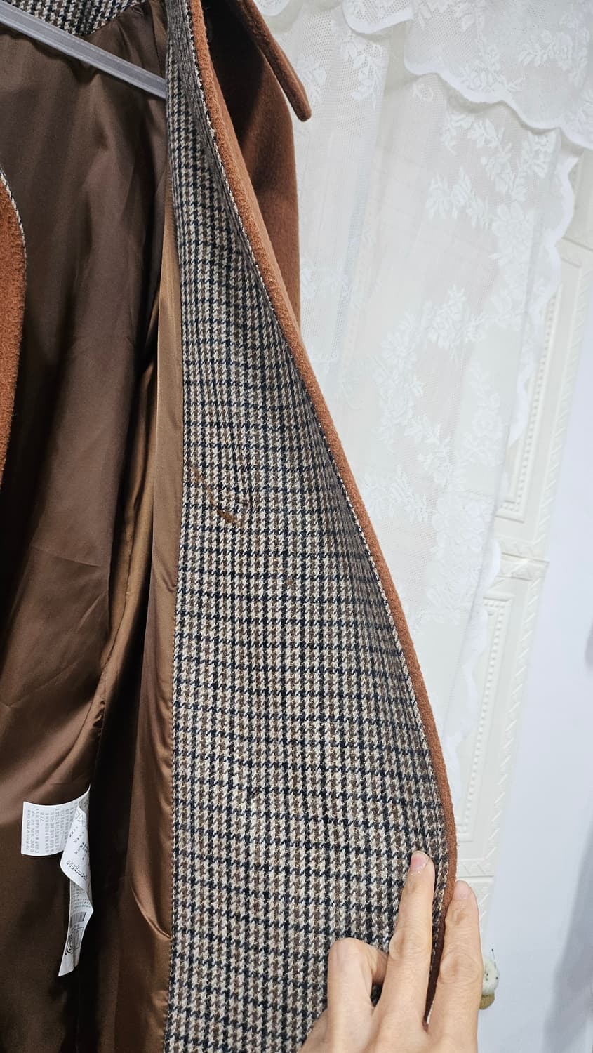 Vist브라운 모직 코트 상품이미지8