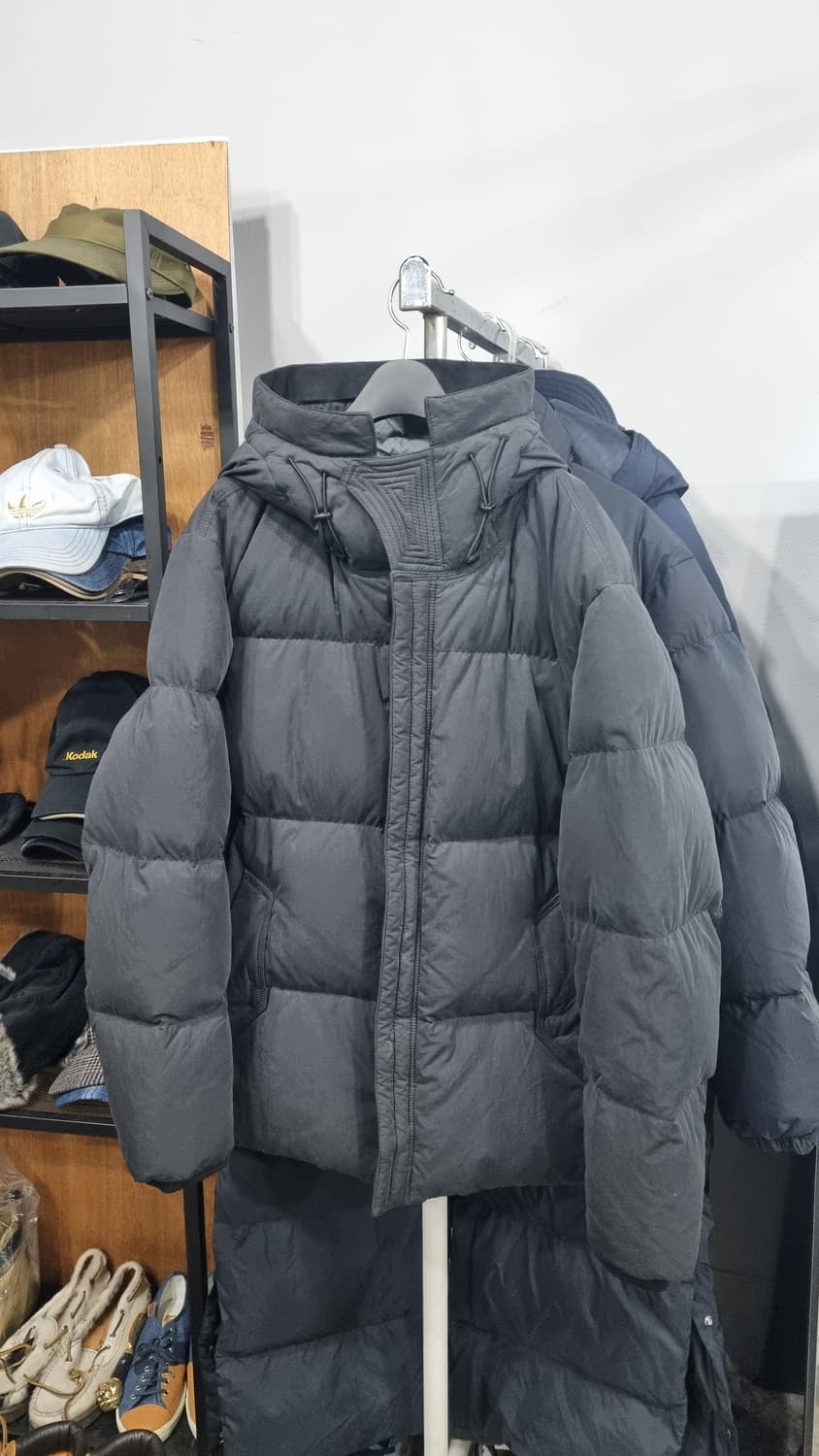 헤지스 거위털 패딩 차콜 105size 컨디션9/10 상품이미지1