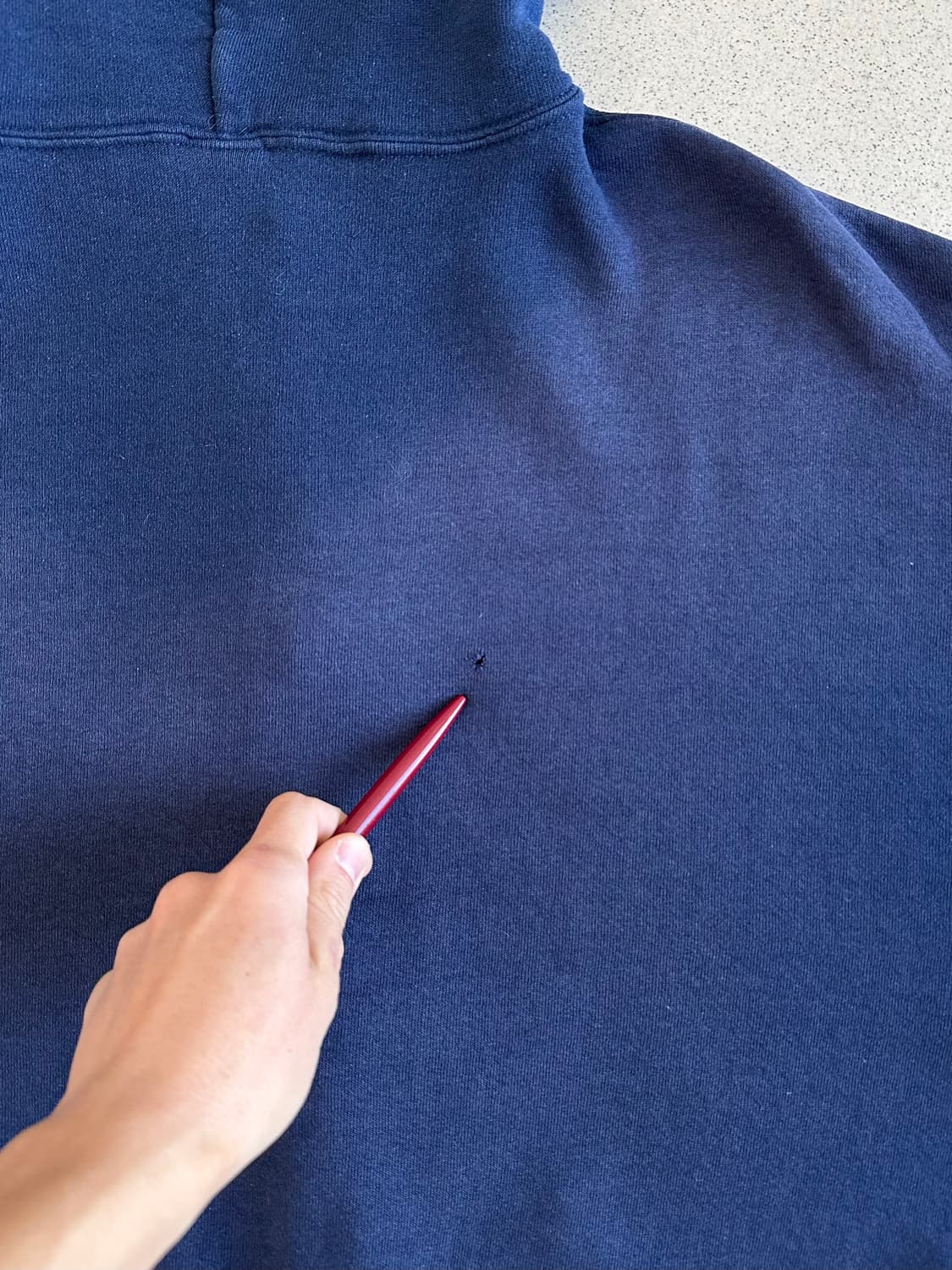 00s 빈티지 러셀 후드집업 네이비 XL 상품이미지7