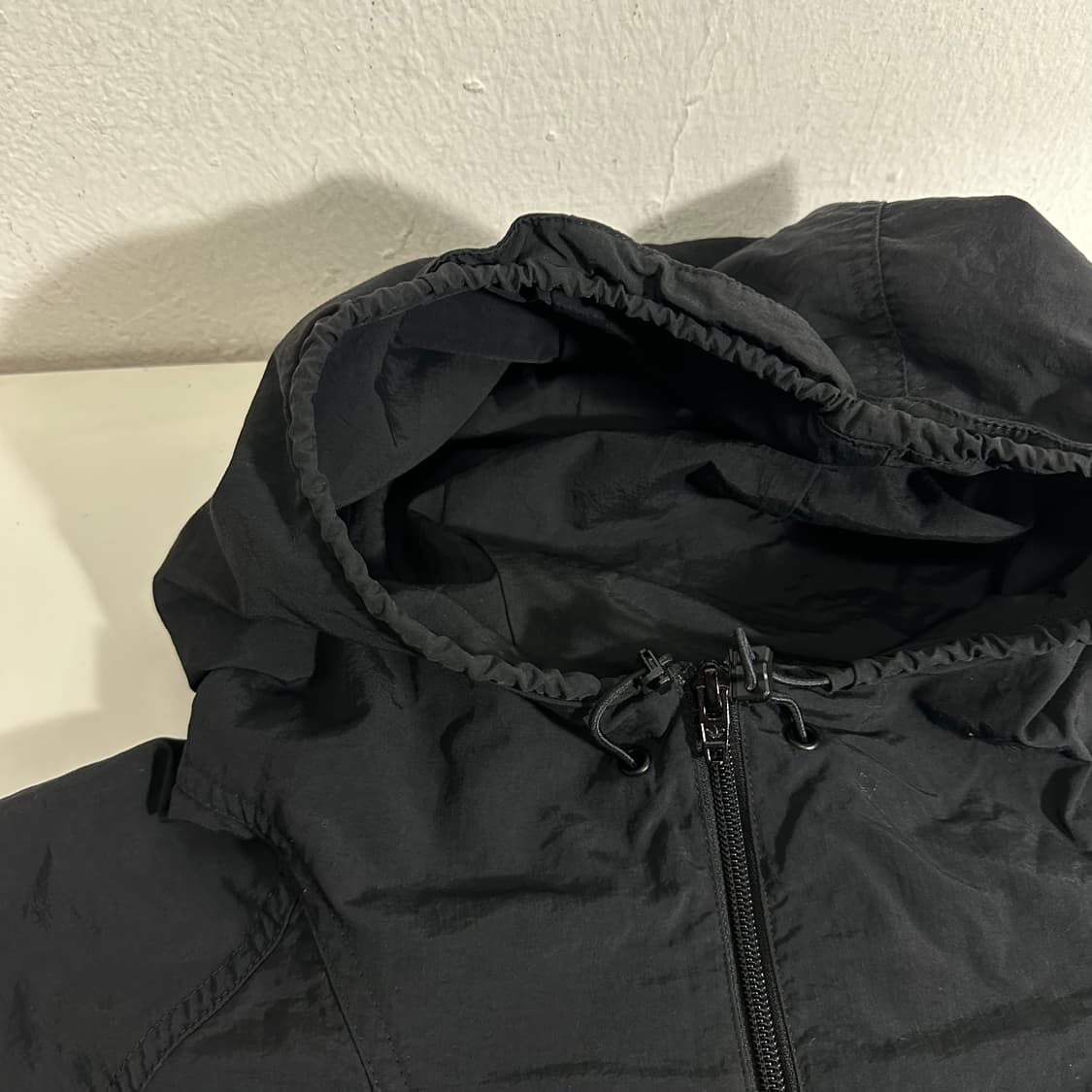 L 105 아디다스 블랙 ADIPRENE 바람막이 아노락 상품이미지5