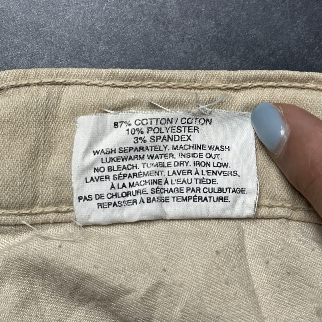 TOMMY JEANS 00s 타미진스 베이지 하프팬츠 A01194 상품이미지10