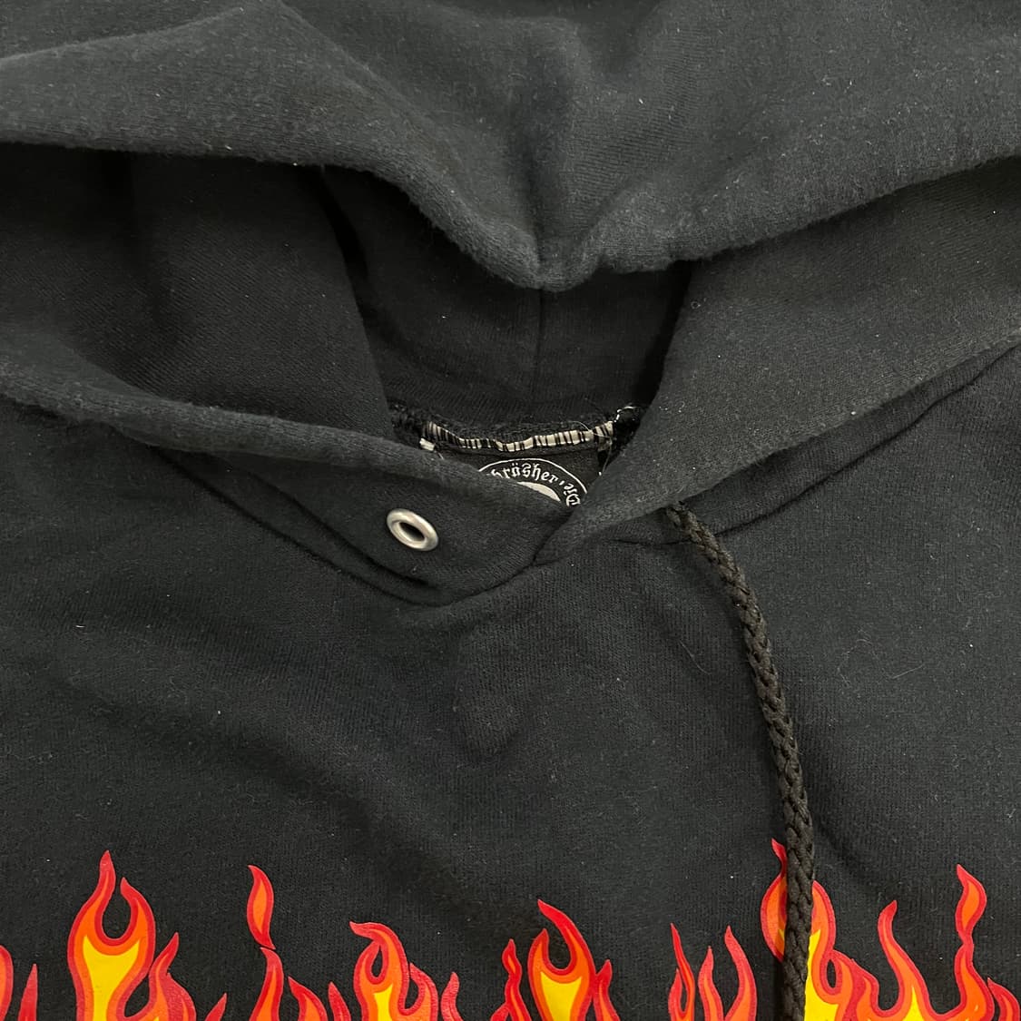 M 트레셔 플레임 로고 후드 티셔츠 0202M1 상품이미지5