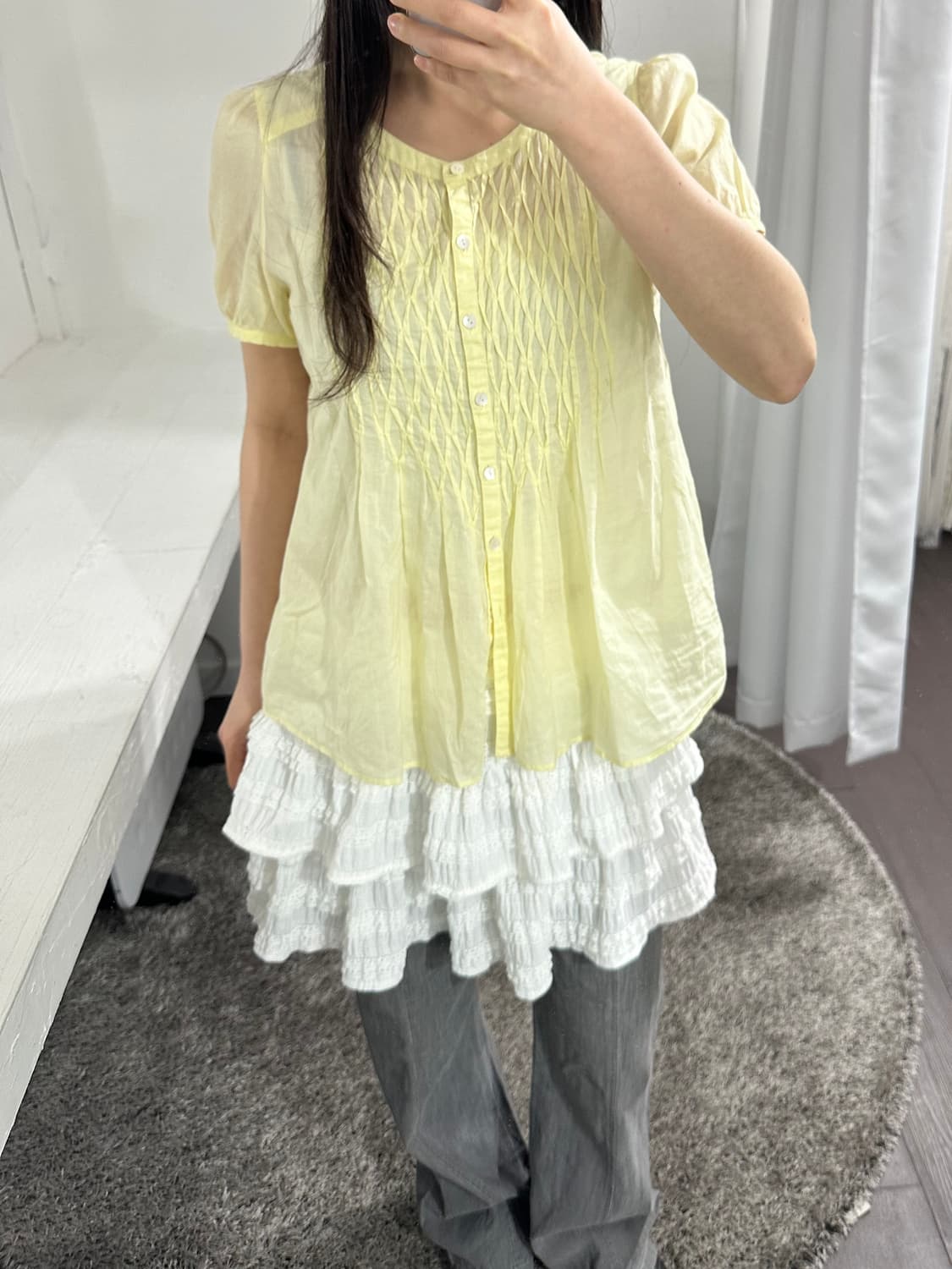 philly white lace mini skirtpants 상품이미지4