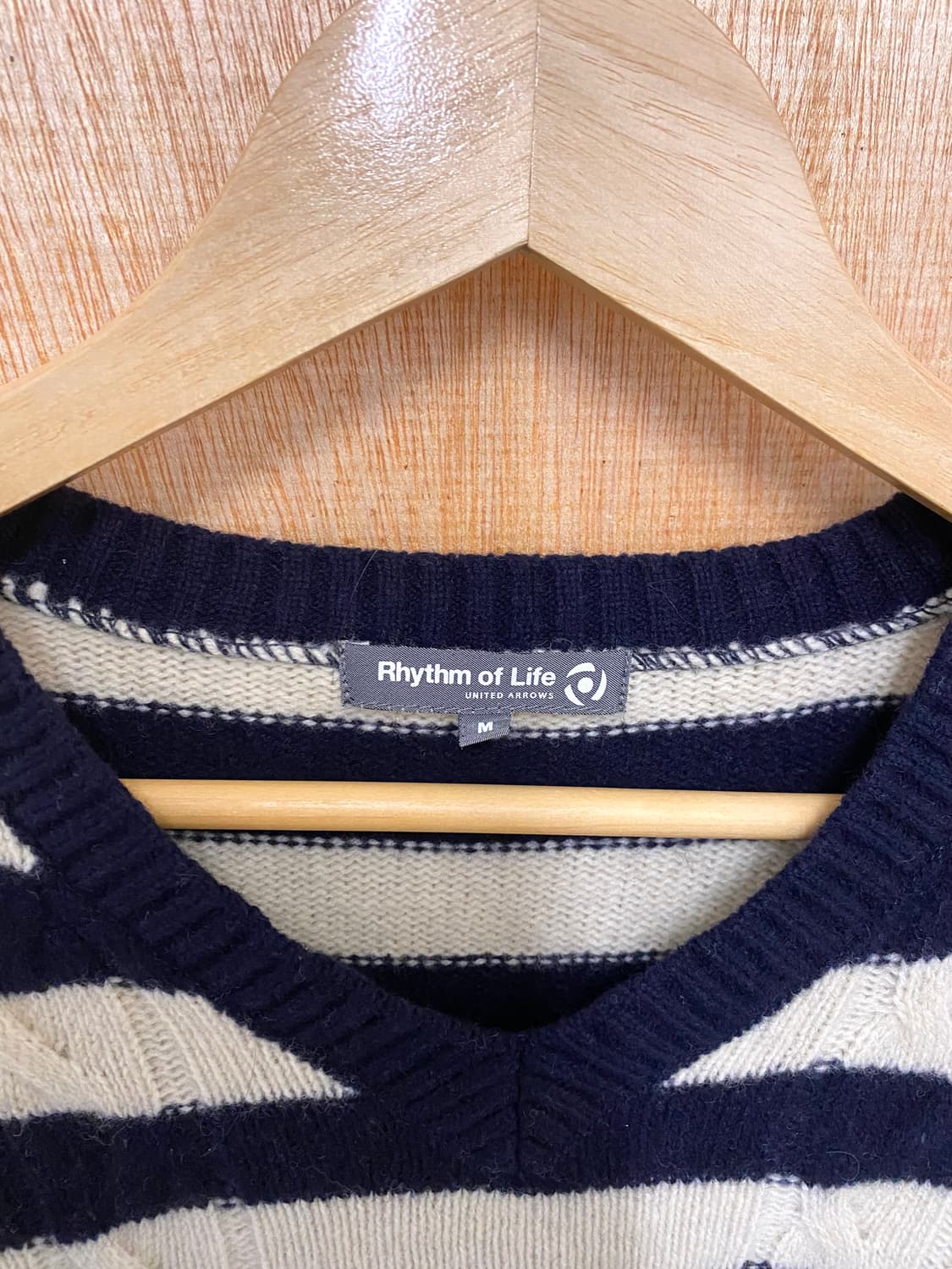 UNITED ARROWS twist stripe knit 꽈배기 니트 상품이미지4