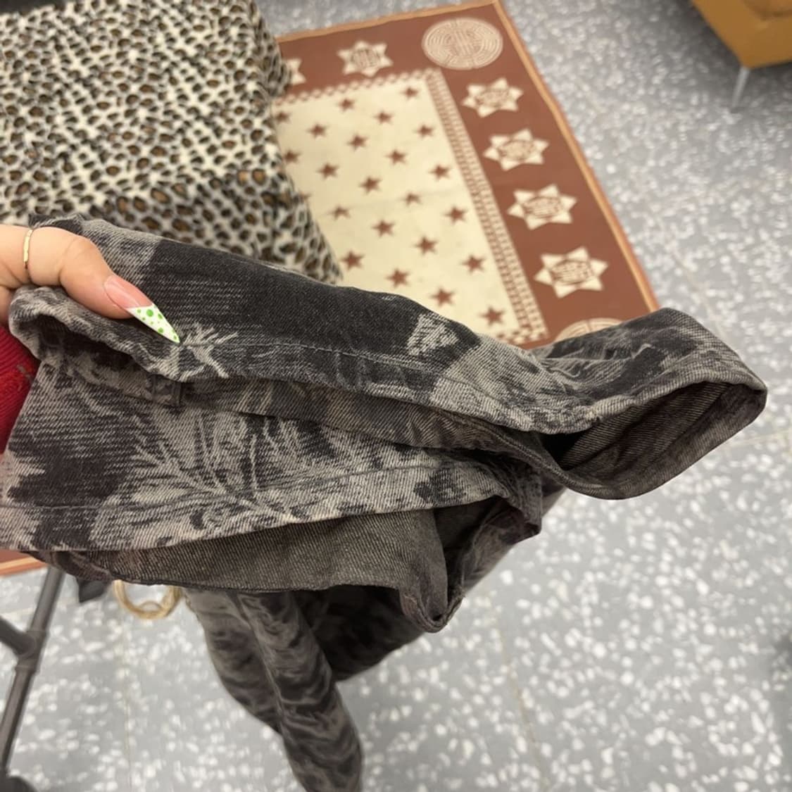 SEEOT 빈티지 아메카지 스트릿 펑크 데미지 코튼팬츠 L C09256 상품이미지6