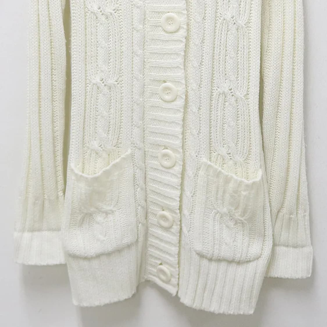 LD PRIME 꽈배기 후드 롱 가디건 62285 상품이미지4