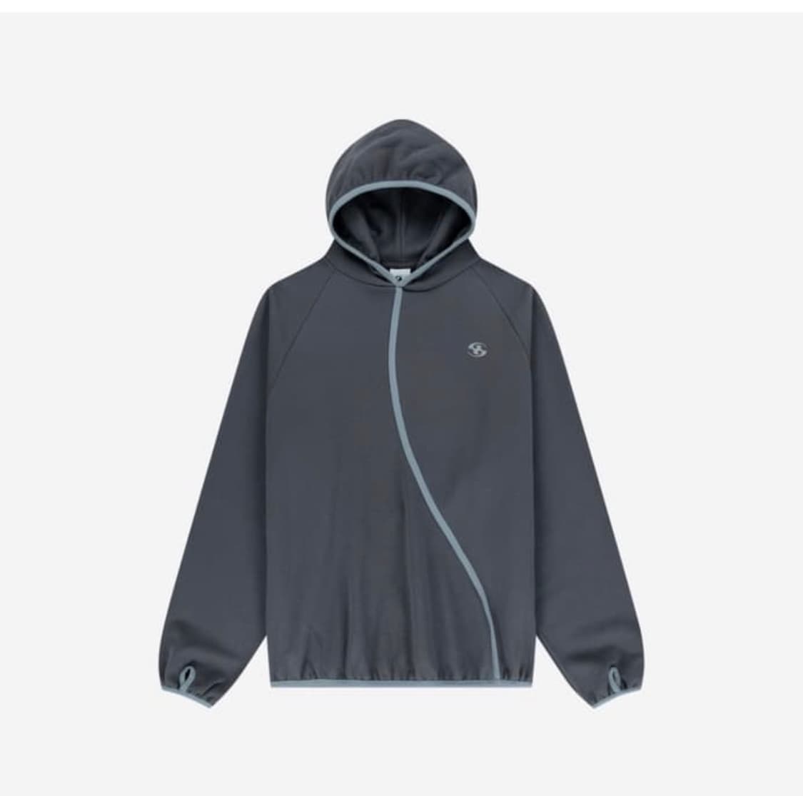Sansan Gear Taped Hoodie Ash Charcoal  상품이미지1