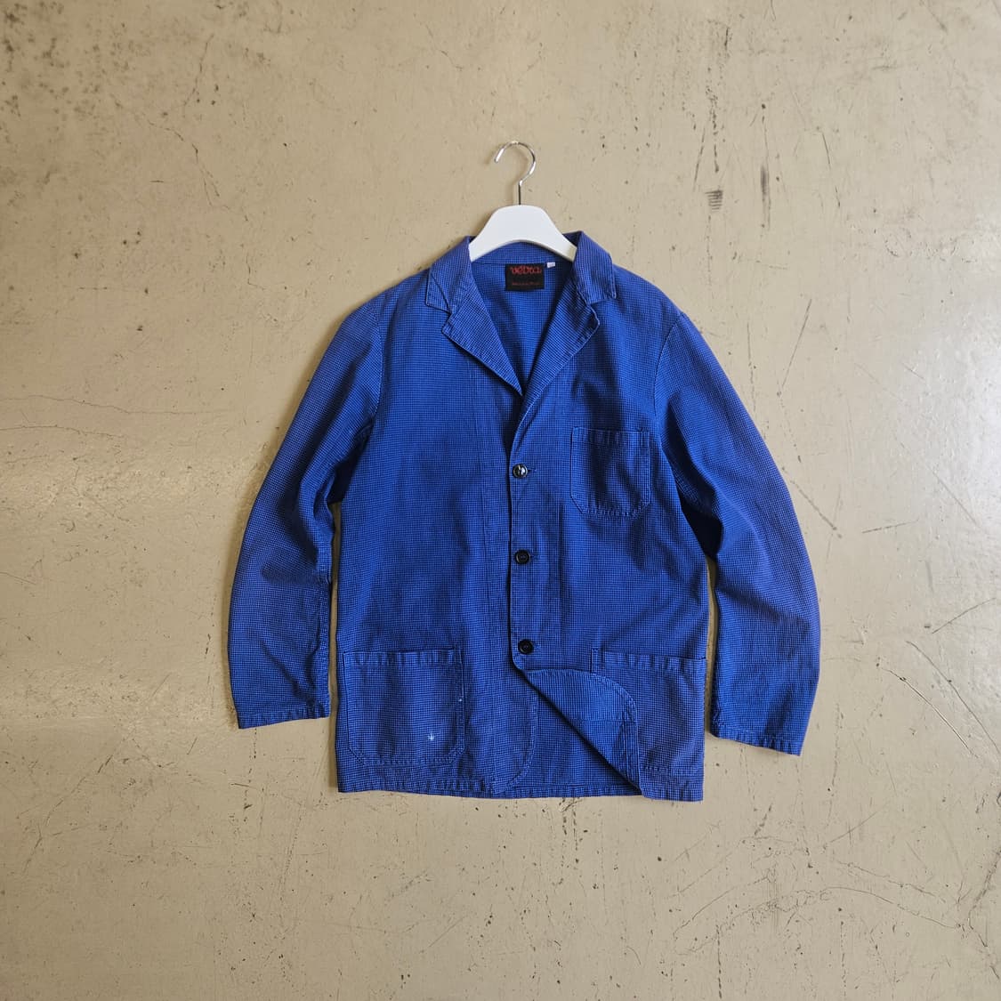 VETRA 베트라 3버튼 프렌치 자켓 블레이져 하운드투스 체크 L 100 상품이미지1