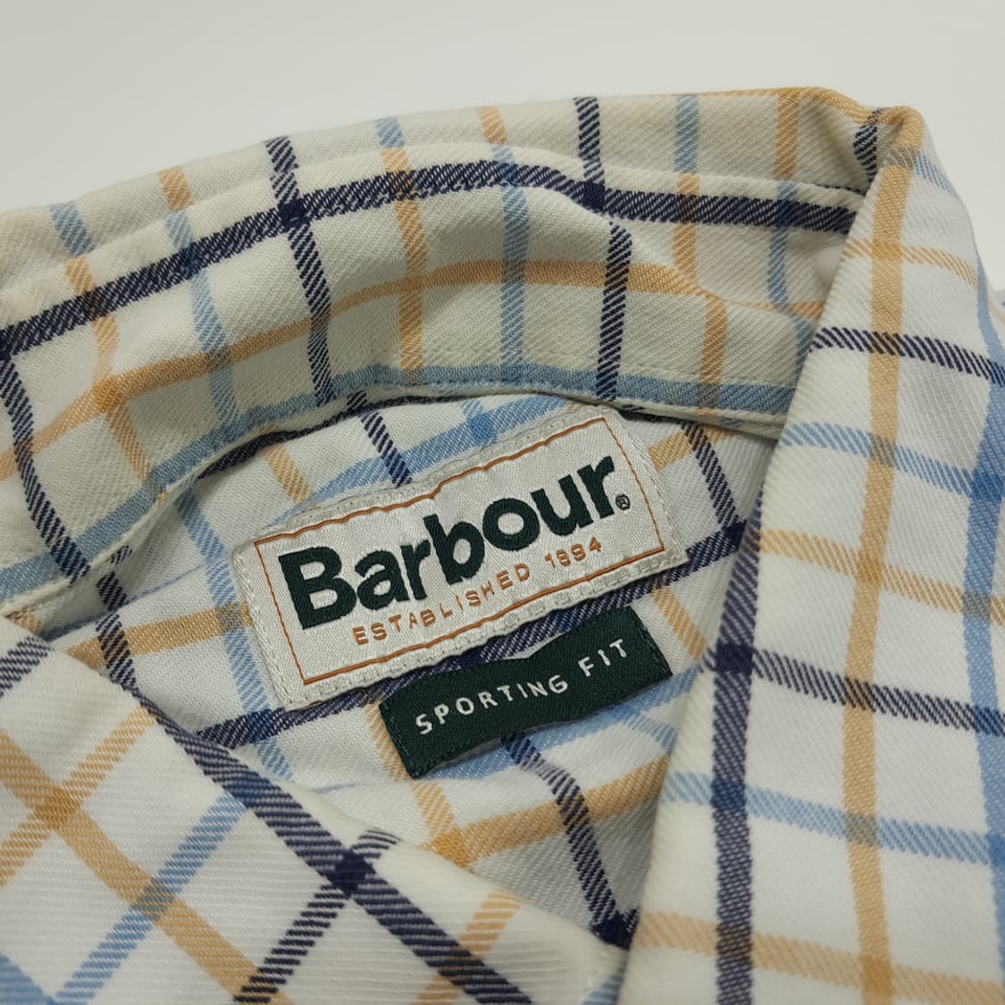 CN675 M 바버 멀티 윈도우페인 체크 긴팔 셔츠 남방 상품이미지4