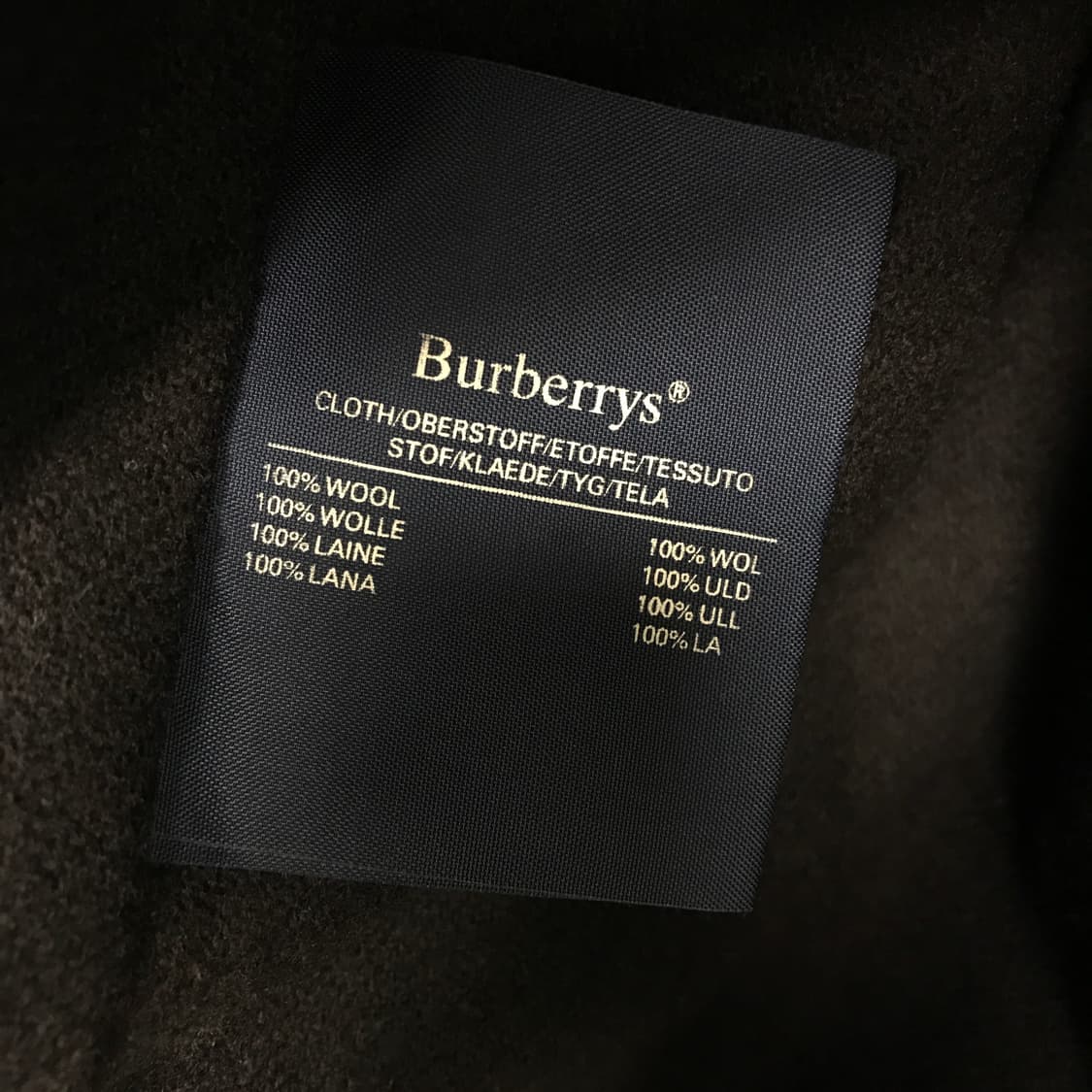 버버리 트렌치 코트 네이비 38 상품이미지5