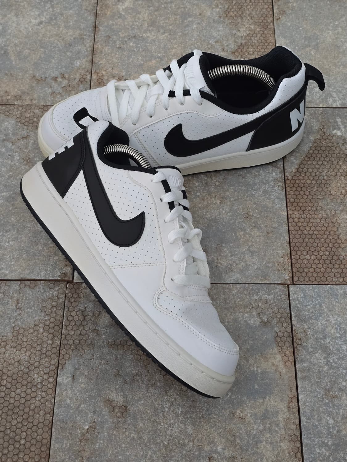 (240)나이키 코트 버로우 로우 흰검 상품이미지6