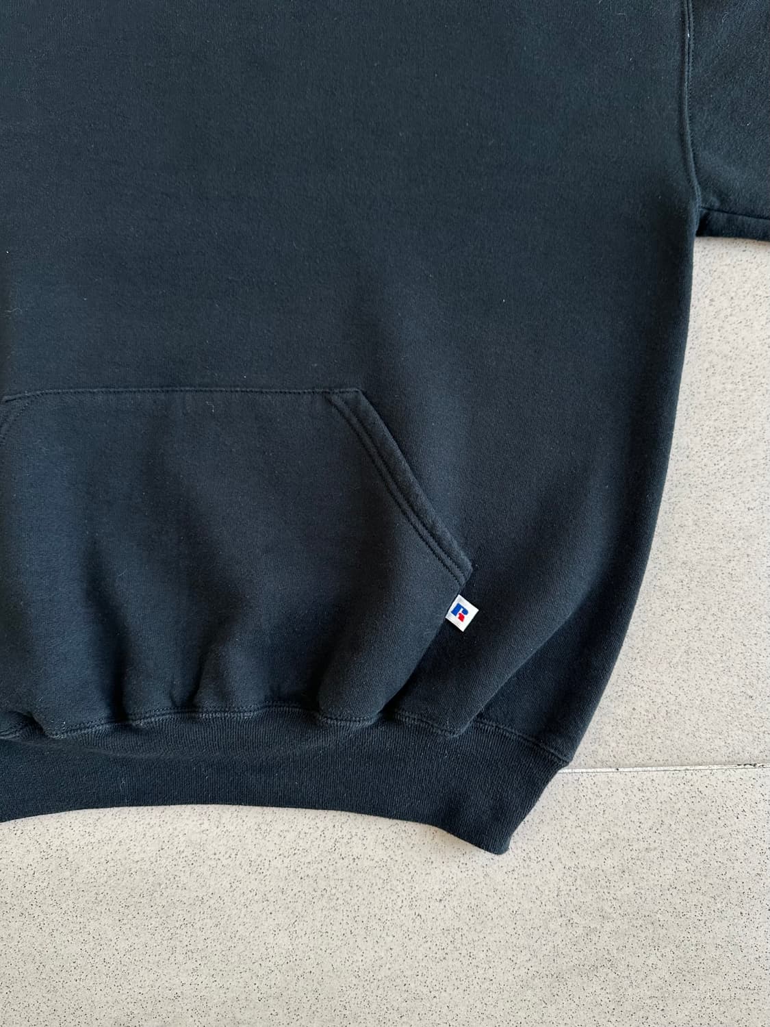 90s 빈티지 러셀 후드 블랙 XL USA 상품이미지3