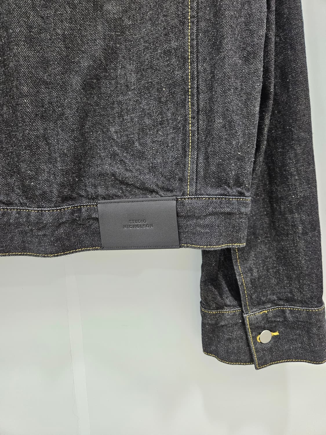 스튜디오 니콜슨 타호 프런트 포켓 블랙 데님 재킷 상품이미지3