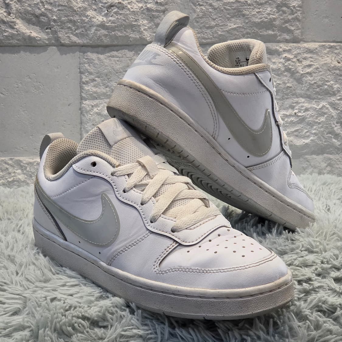 1q-23:나이키 코트 버로우 로우 GS 화이트(235) 상품이미지4