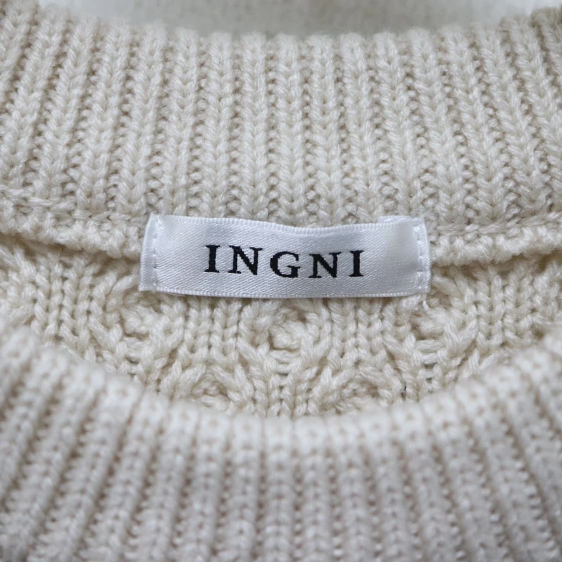 잉그니 퍼프 소매 반팔 니트 63469 상품이미지5