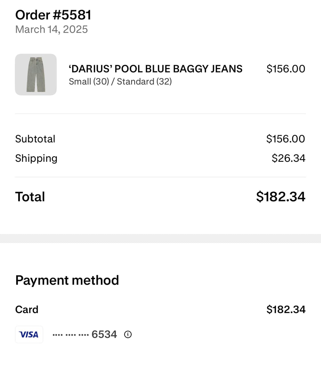 Lac demure 연청 와이드 배기 데님  상품이미지5