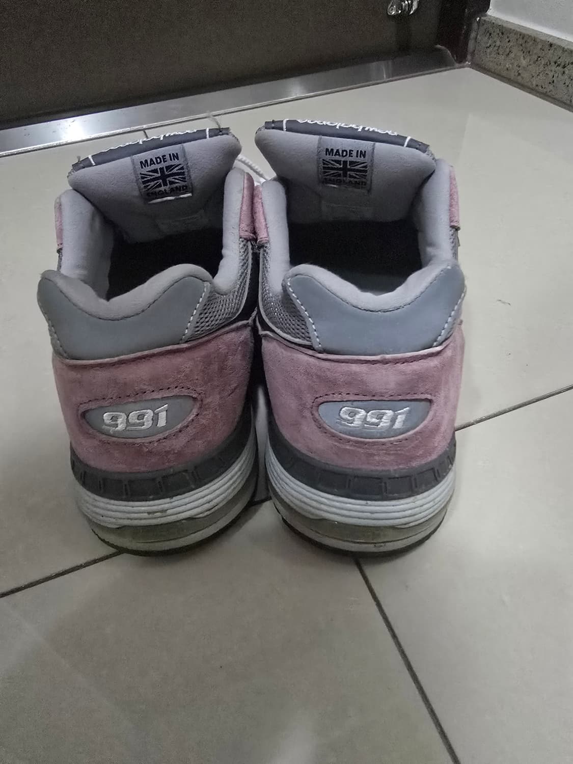 뉴발란스 991 핑크 그레이 290 상품이미지4