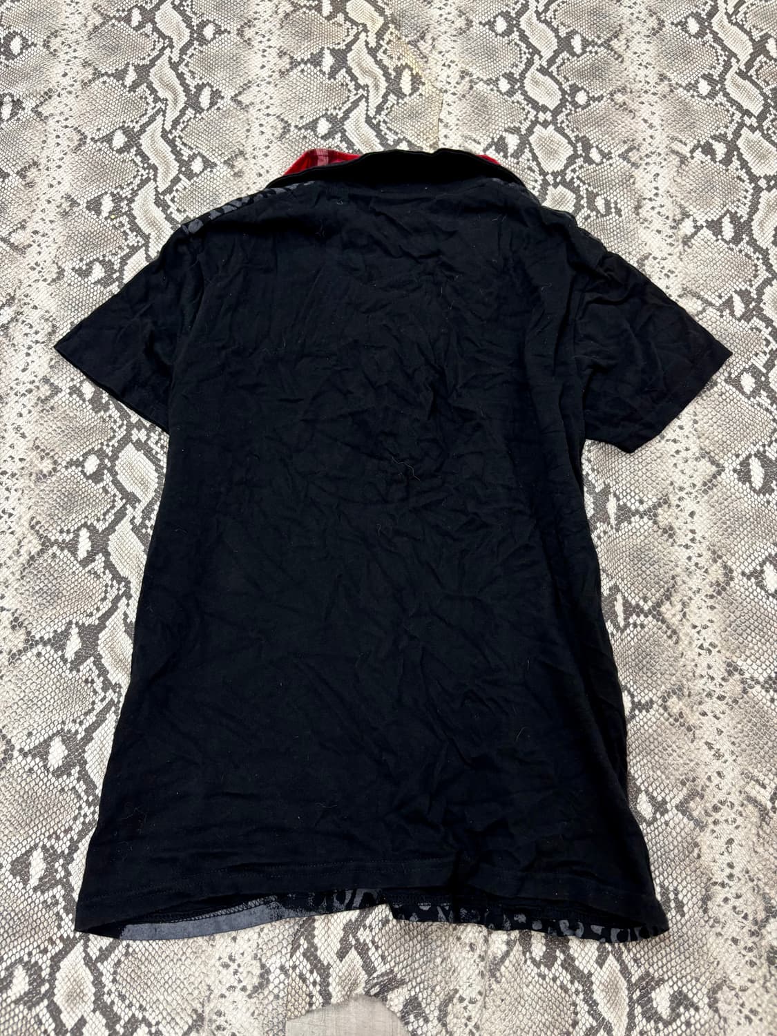 “Clash” 00’s Design Check Layered Leopar 상품이미지6
