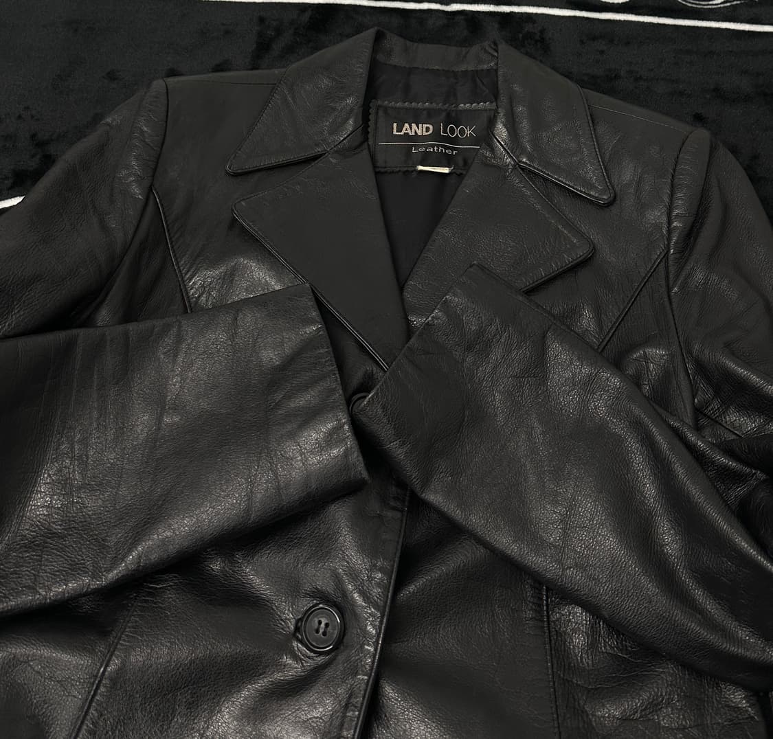 빈티지 레더 leather 블레이저 자켓  상품이미지7