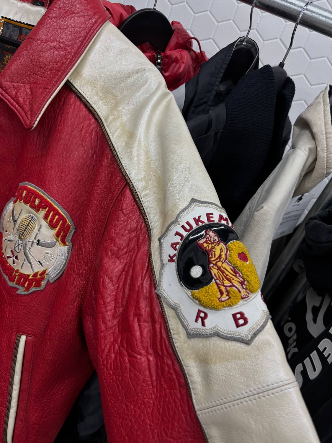 RBC 스콜피온 레더 봄버 자켓 상품이미지9