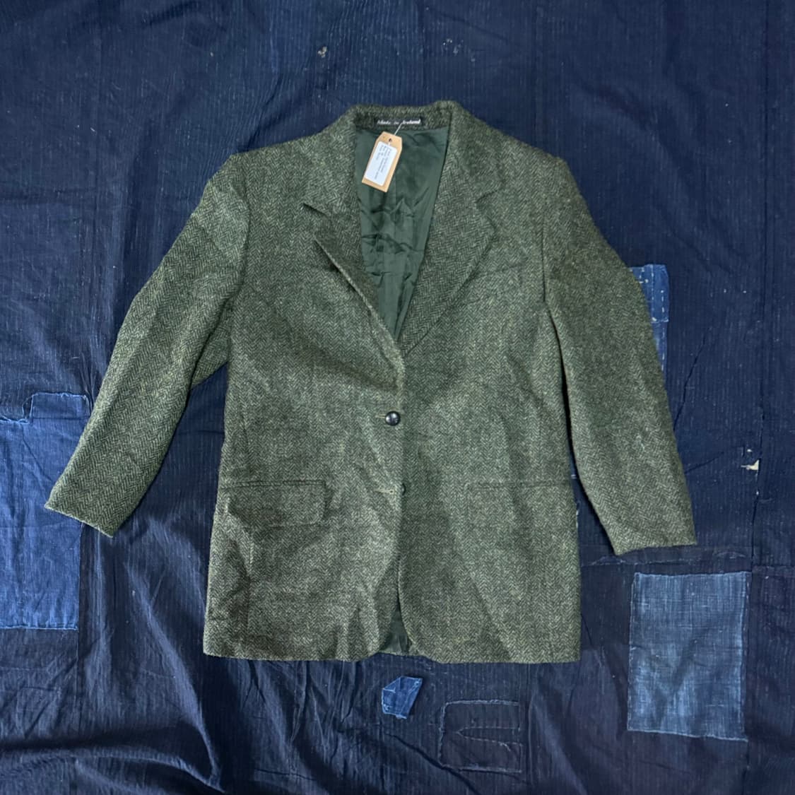 해리스트위드 트위드 울 자켓 38 상품이미지1