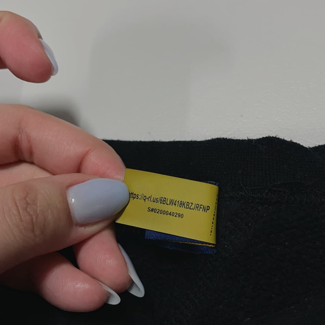 [정품] 폴로 블랙 / 레드포니 기모 맨투맨 [ XL ] 상품이미지5