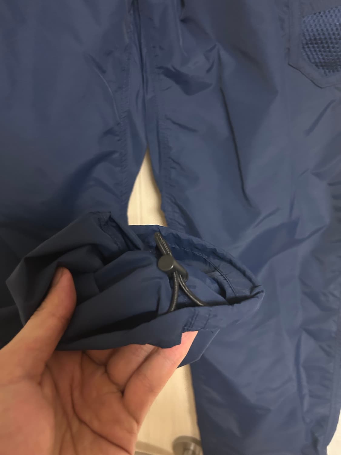 BEAMS 빔즈 나일론 워크 팬츠 네이비 L 상품이미지7