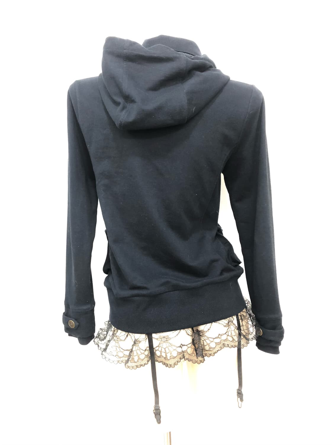 big side pocket y2k hood zip-up 상품이미지3