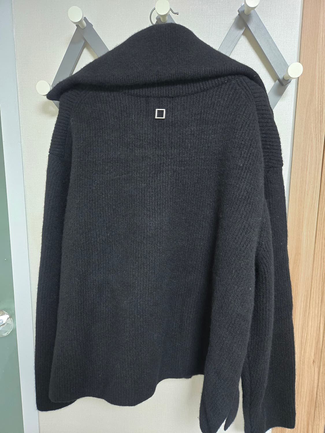 우영미 하이넥 집업 가디건 상품이미지2