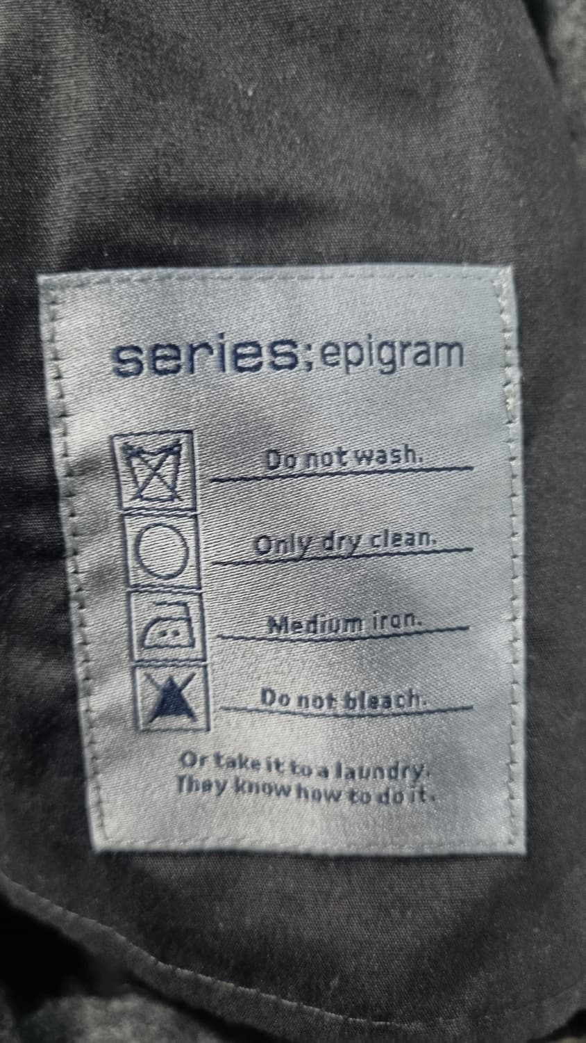 series (kolon) 울혼방 그레이 슬랙스 스판 슬림 32~33  상품이미지3