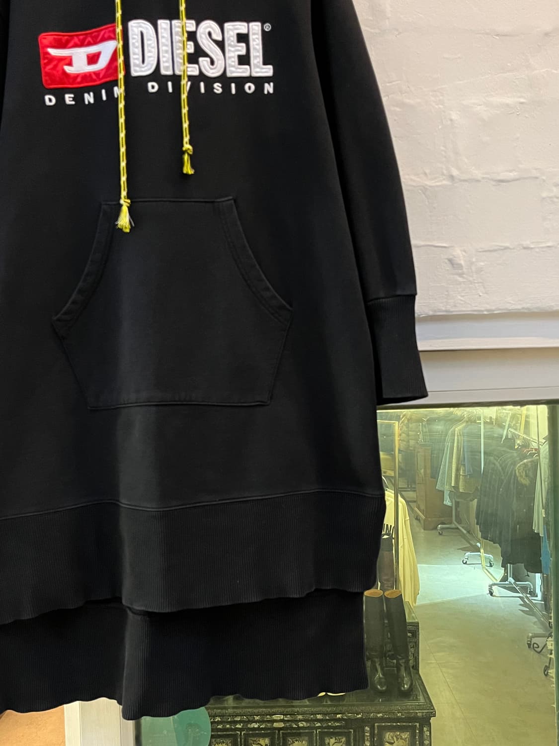 Diesel 디젤 스웨트 드레스 원피스 블랙 XS 상품이미지3
