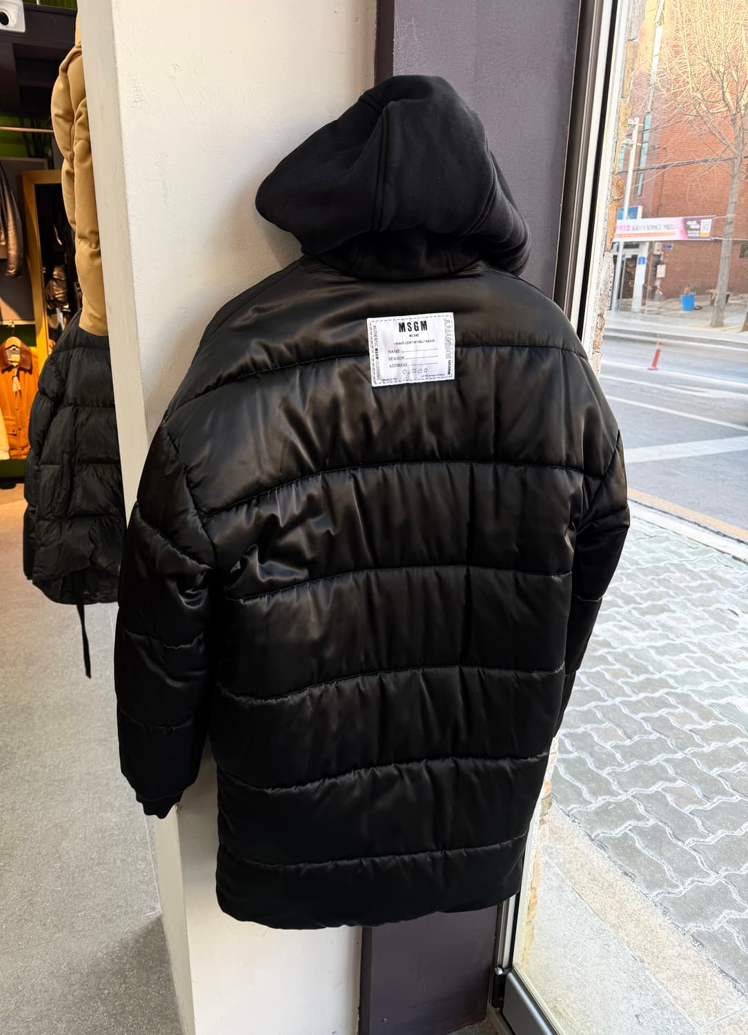 S/ MSGM 리버시블 후드 패딩점퍼 상품이미지5