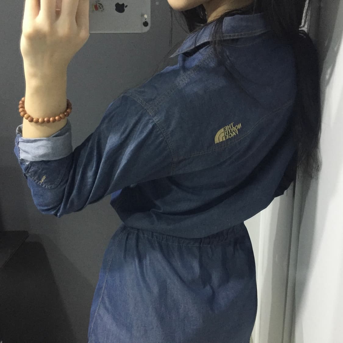 The north face 화이트라벨 데님 셔츠 상품이미지3