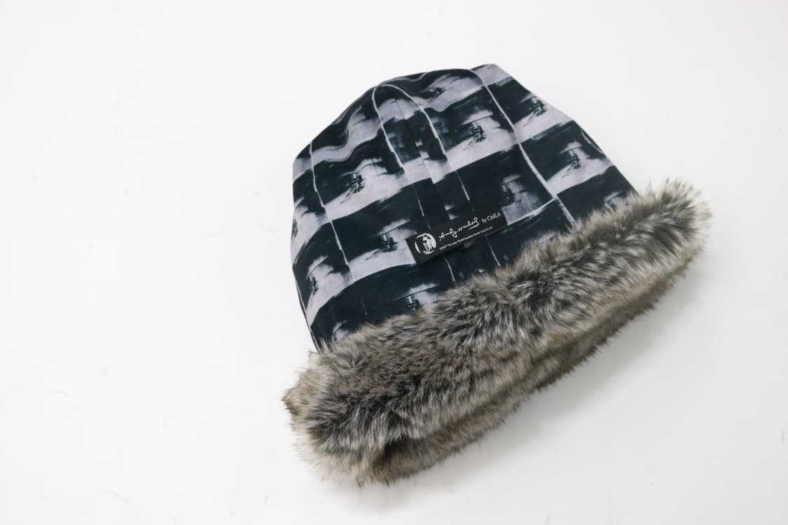 카시라 X 앤디워홀 콜라보 오버핏 퍼 비니 상품이미지5