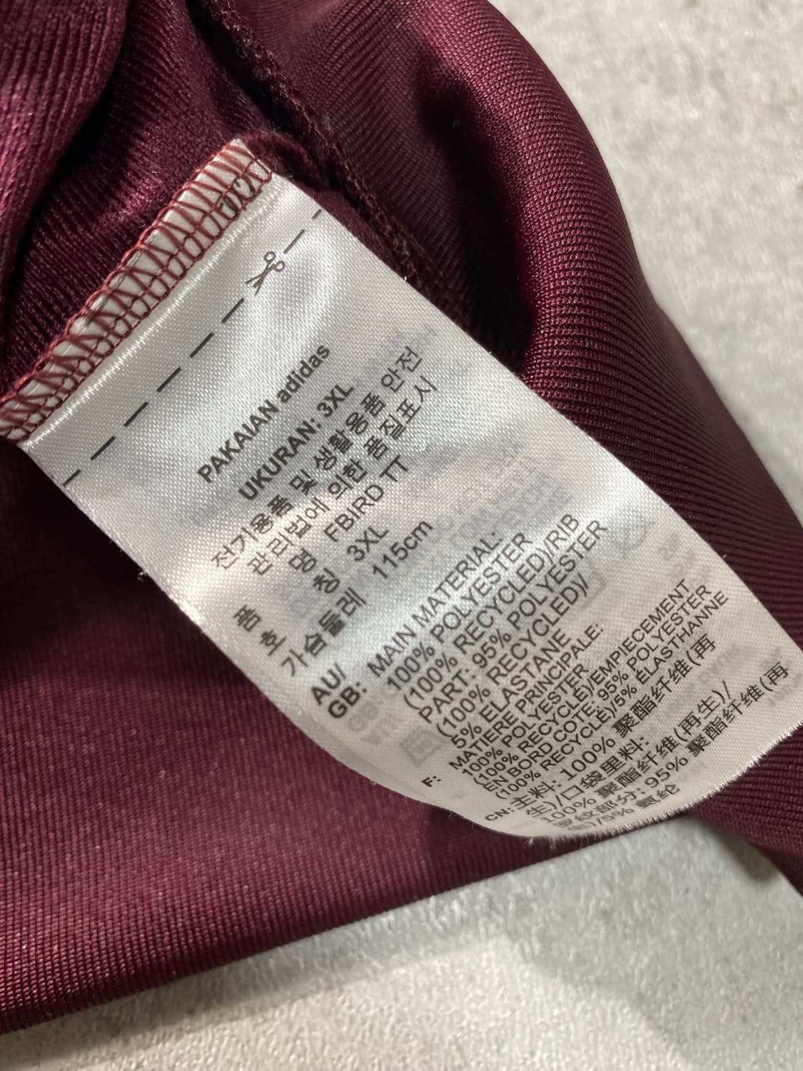 [3XL] Adidas 아디다스 오버사이즈 파이어버드 져지  상품이미지8