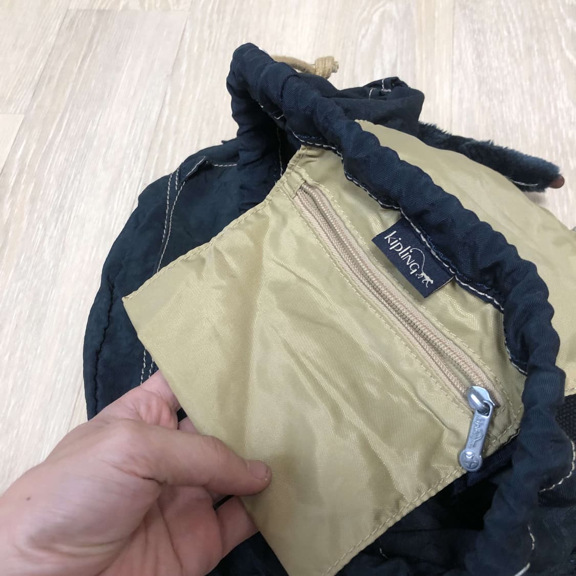 (ONE SIZE) 키플링 Y2K 허니비 복조리 백팩 네이비 키플링 가방 상품이미지6