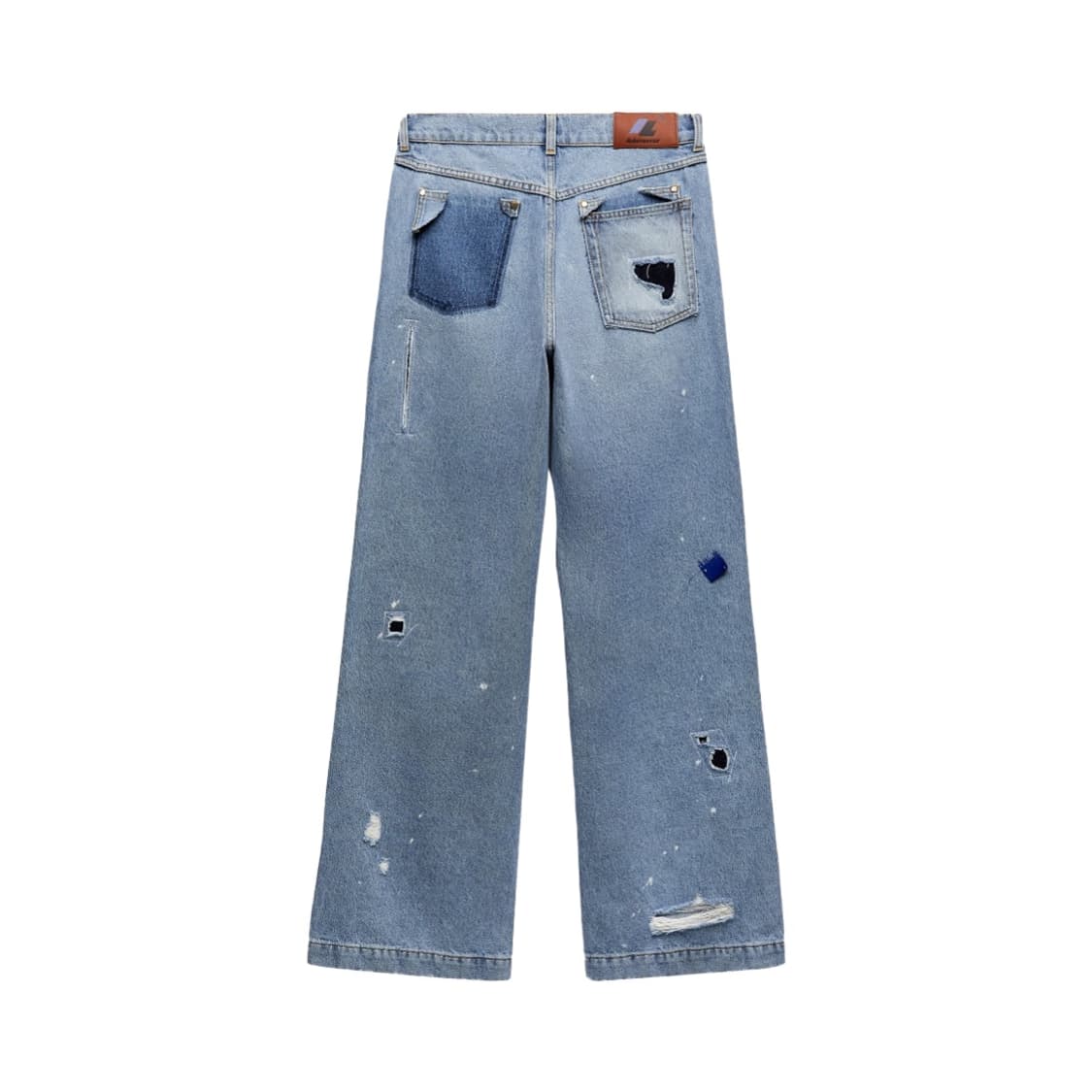 [eu34]자라 x 아더에러 패치워크 진 블루 상품이미지2