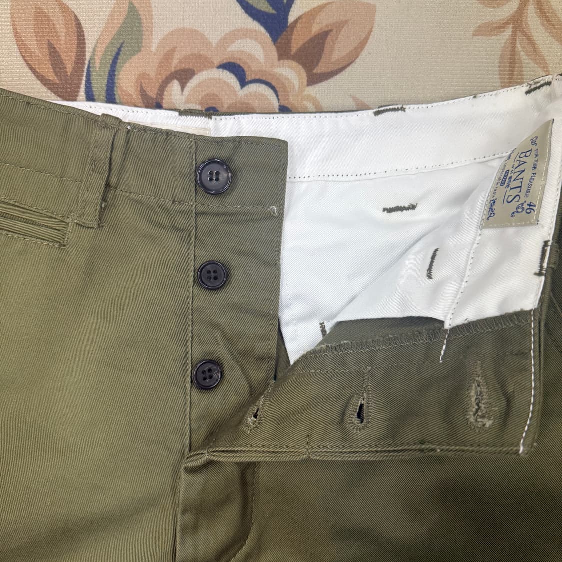 (46)반츠 BANTS 치노팬츠(올리브) 상품이미지2