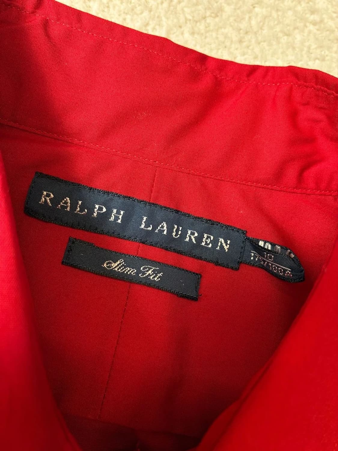 폴로 랄프로렌 00's 솔리드 로고 셔츠 PN7897 상품이미지7