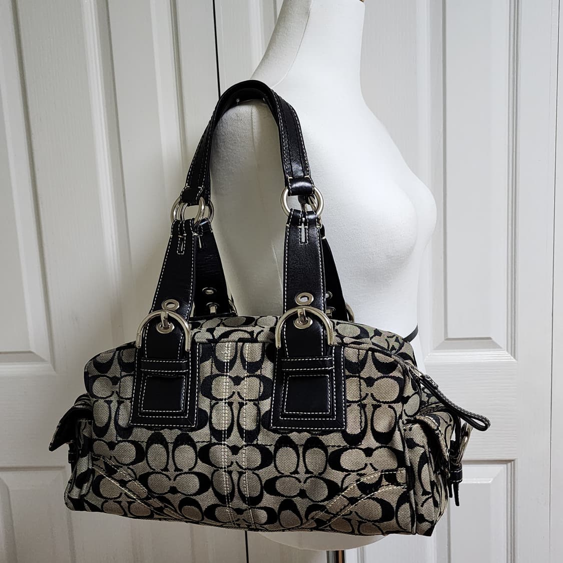 상태굿)코치 햄튼 사첼 숄더백 상품이미지4