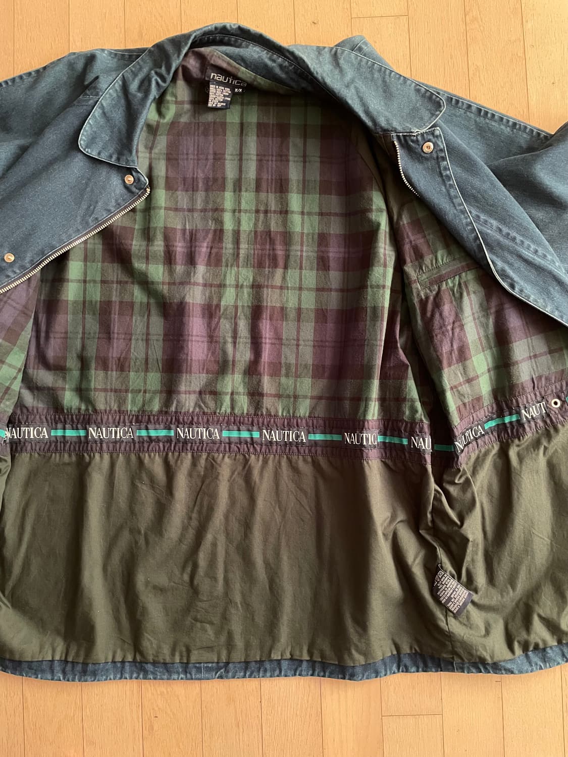 90s nautica 데님 코트 상품이미지4