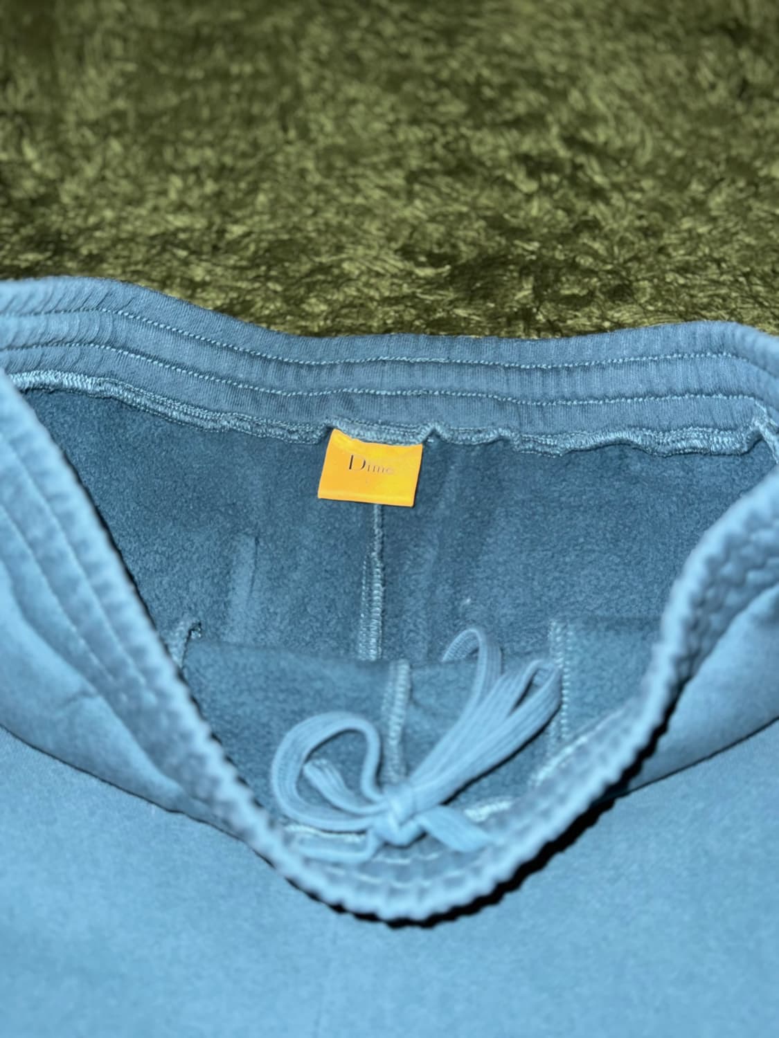 [L] DIME 다임 엠브로이더리 로고 스웻 팬츠 틸 그린 상품이미지3