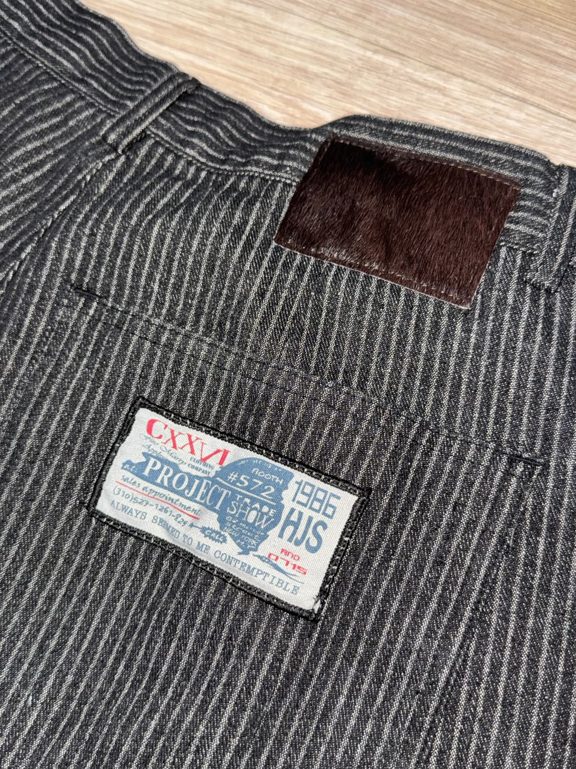 스트라이프 팬츠 상품이미지5